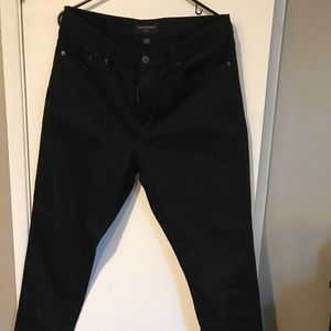 Banana Republic Black Skinny Jeans Size 32/14